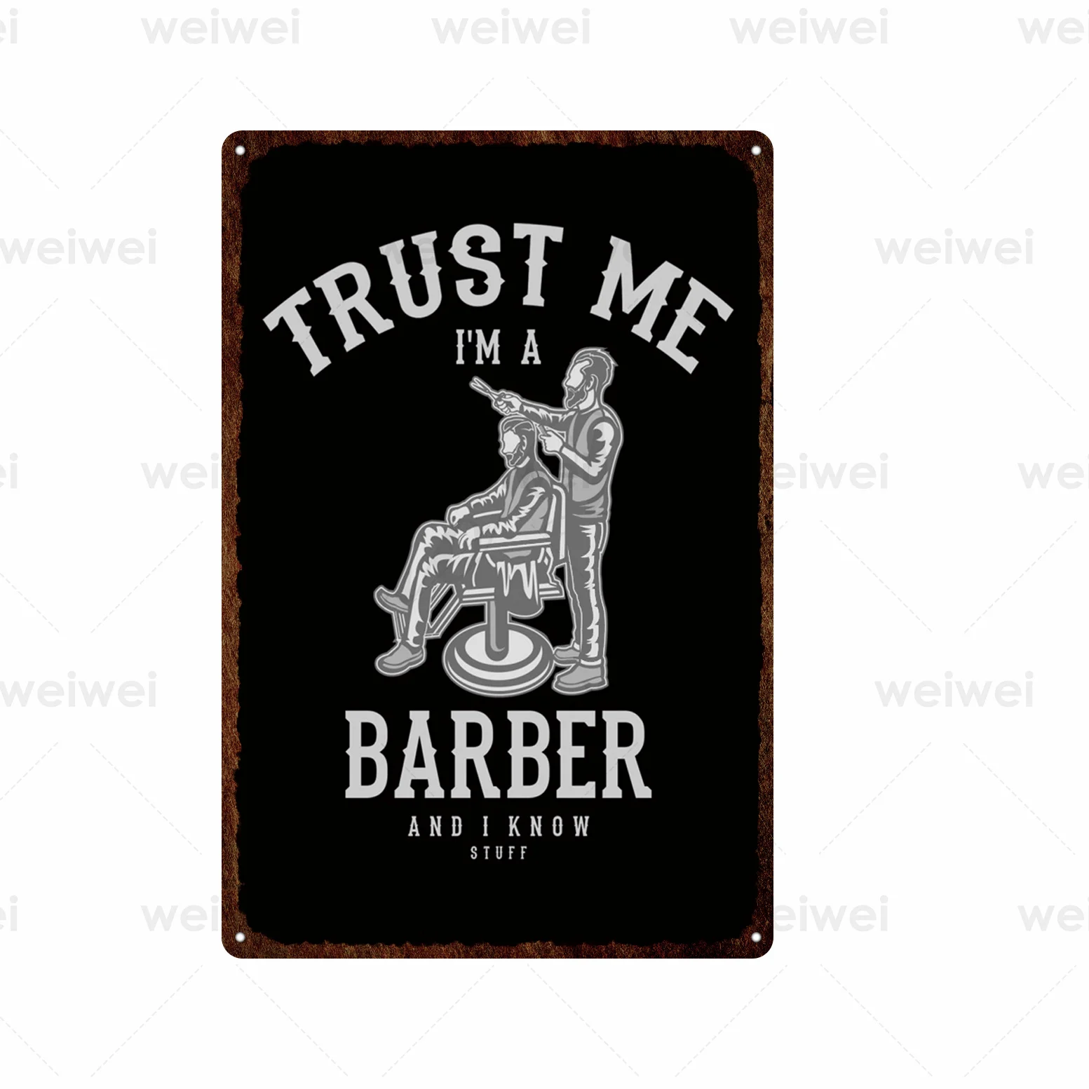 Металлическая Оловянная табличка для парикмахерской винтажная дверная Постер в