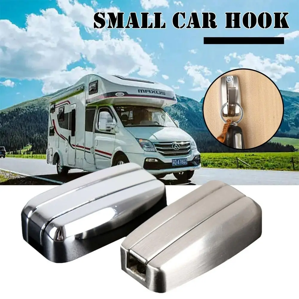 

Coat Keys Hook Zinc Alloy Bathroom Towel Hook Home Camper Caravan Load-bearing Hook Concealed Hook RV Accessories