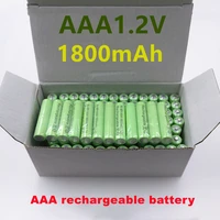 120pcs 100 original aaa 1800 mah 1 2 v quality rechargeable battery aaa 1800 mah ni mh rechargeable 1 2 v 3a battery