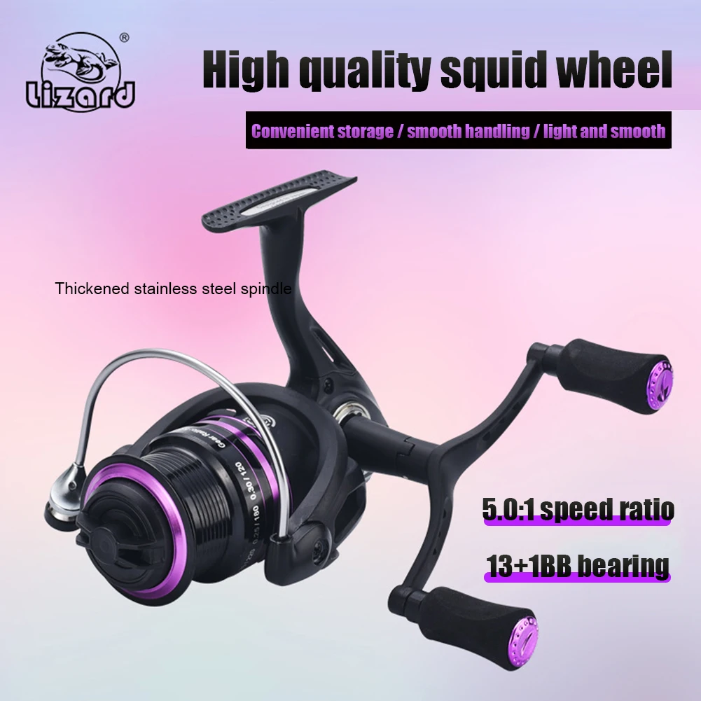 

Speed Ratio 13+1 Bearings Double Rocker Baitcasting Fishing Reel Metal Line Cup Spool Wheel for Squid Long Shot Fishing Tackle