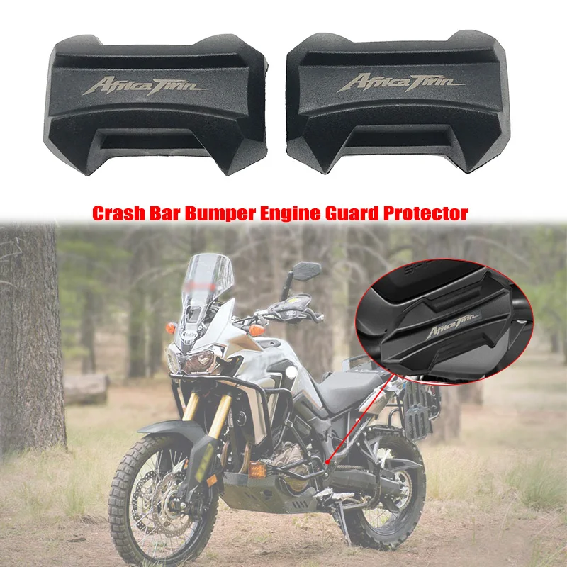 

Motorcycle 25mm Crash Bar Bumper Engine Guard Protector Decorative Block For Honda CRF1000L Africa Twin CRF 1000L CRF1000 L