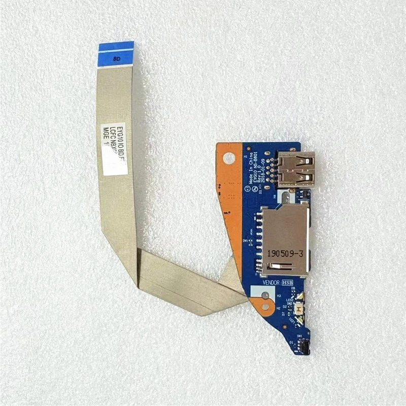 Фото Плата переключателей USB SD для Lenovo YOGA 530-14IKB EYG10, маленькая плата 5C50R08719 NS-B601. №3