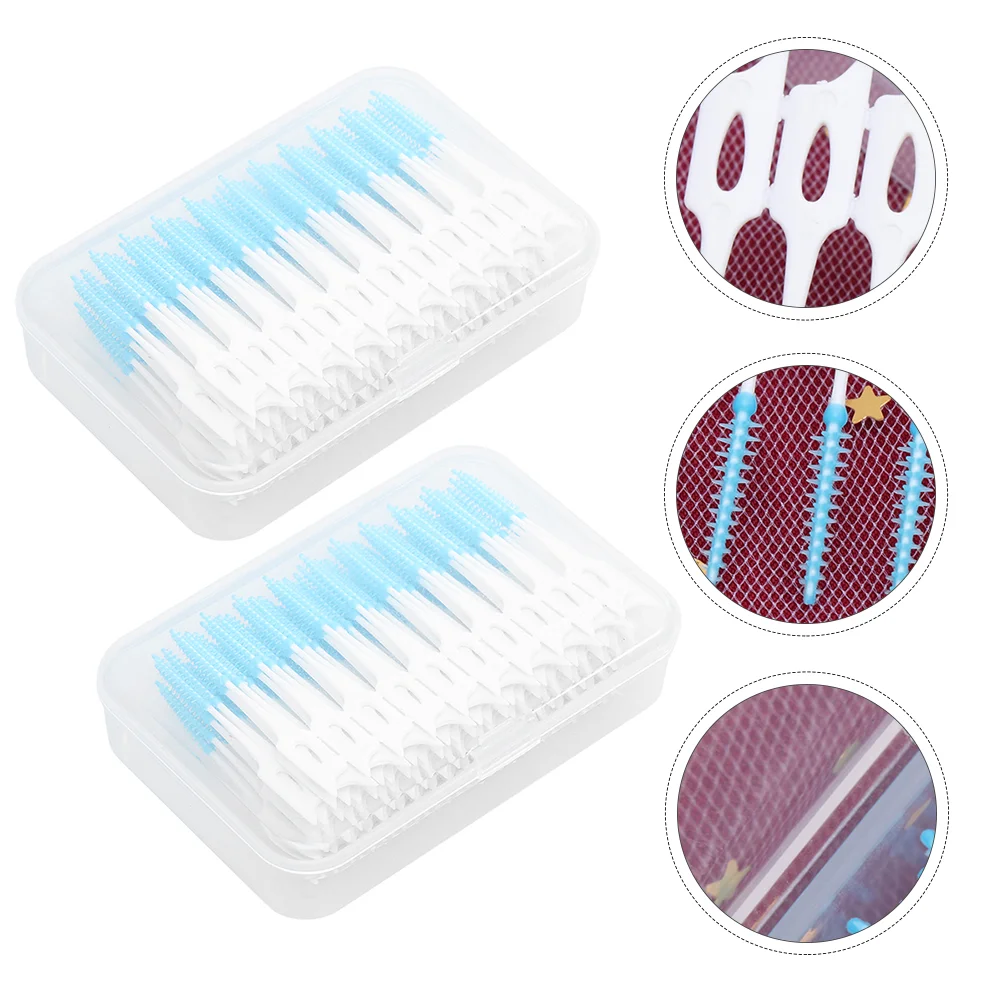

Interdentalbrush Teeth Cleaning Floss Brushes Pick Flossing Head Picks Tools Oral Care Supplies Tool Portable Clean Triple