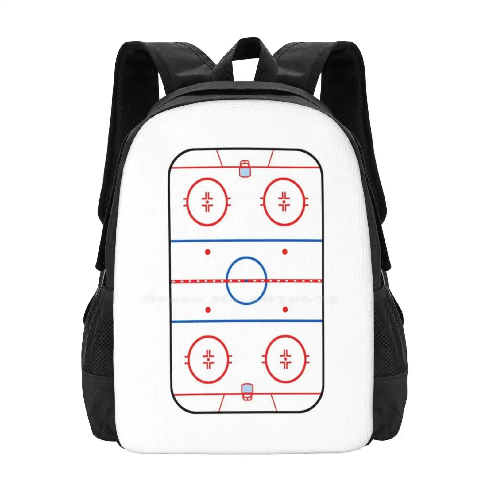 Laptop Coach Ice Rink Ice Hockey Goalie White
