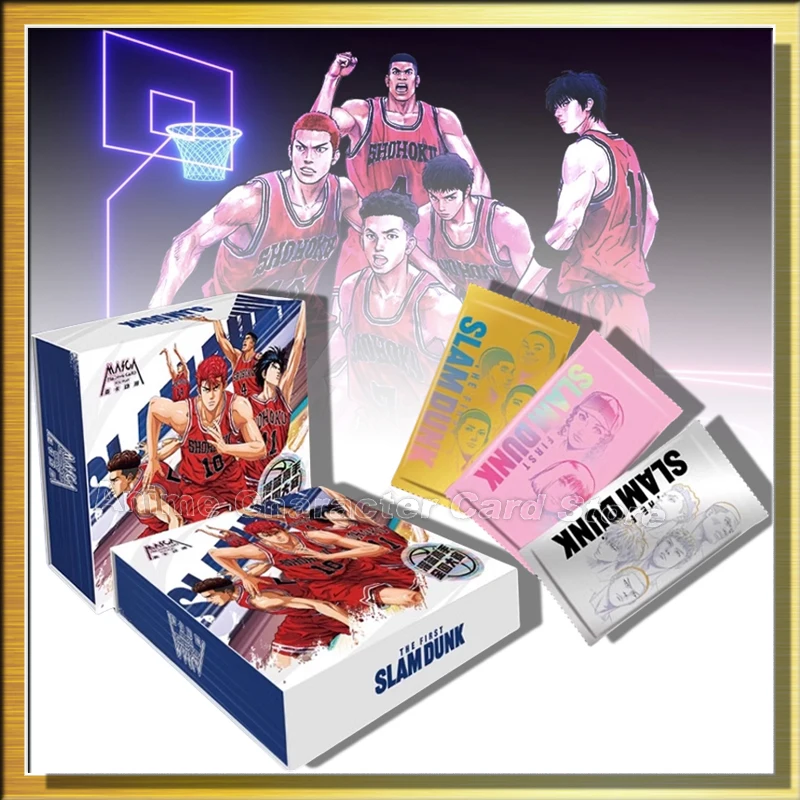 

New Slam Dunk Cards Edition Collection Card Anime Figure Trading Cards Limited Q-Edition Gold Stamping Cards Toys Children Gifts