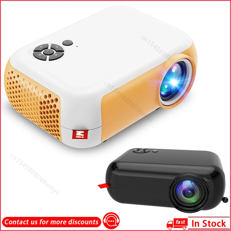 

TRANSJEE A10 Mini Projector HD 1080P Portable Outdoor Home Theater Cinema Sync Android Phone Audio Beamer LED Projectors