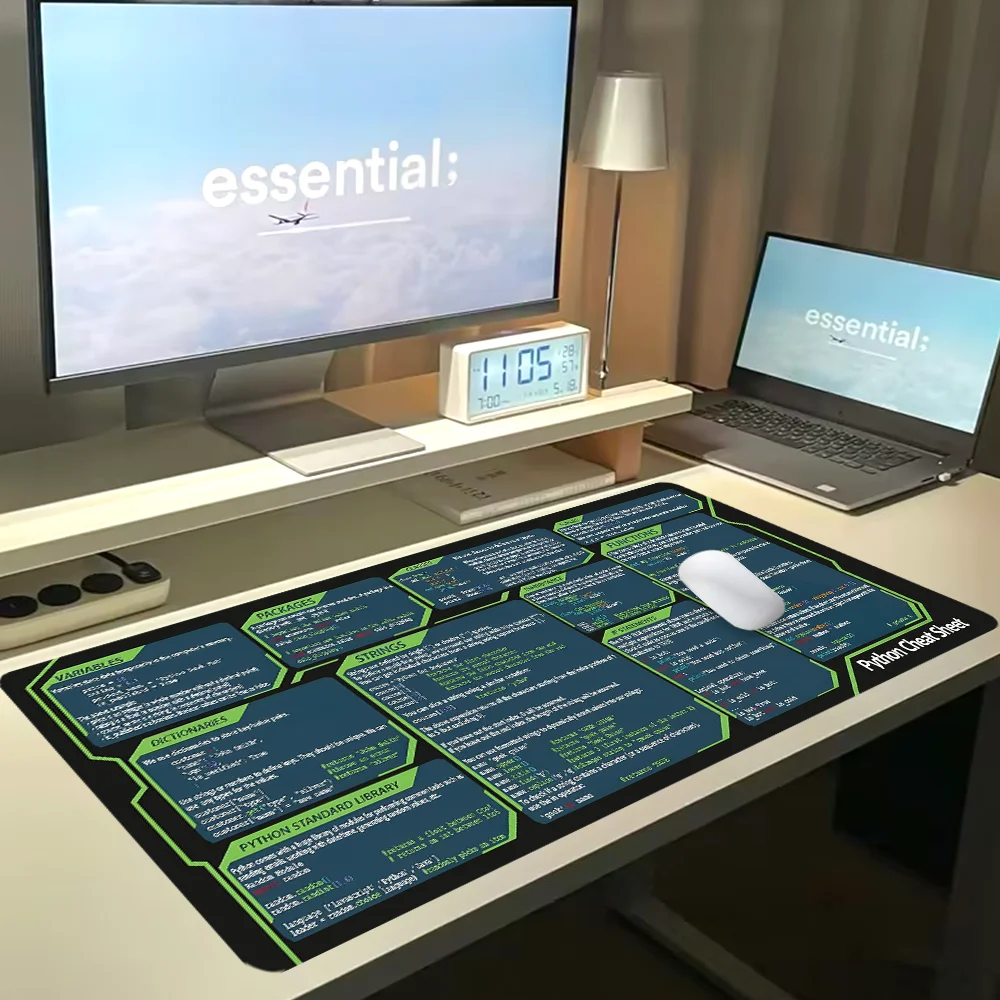 Коврик для мыши Python Sheet большой игровой коврик настольные аксессуары резиновый