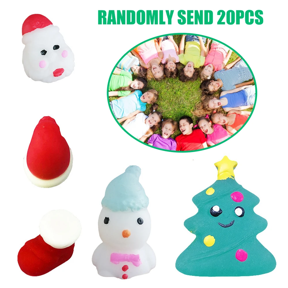 

20Pcs Mochi Squishy Toys Mini Animal Squishies Toys Stress Relief Reward Toy for Kids Kawaii Adult Venting Child Gift Fidget Toy