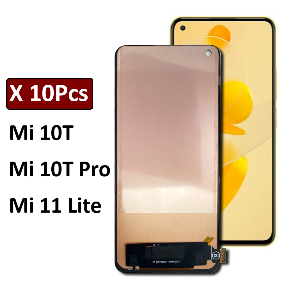 

10 шт./партия, Новый ЖК-дисплей для Xiaomi Mi 10T / Mi 10T Pro / Mi 11 Lite