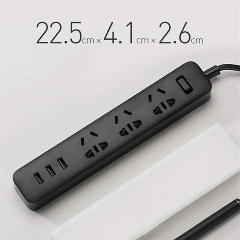 Удлинитель Xiaomi с 3 USB-портами 2 А 1 8 м | Электроника