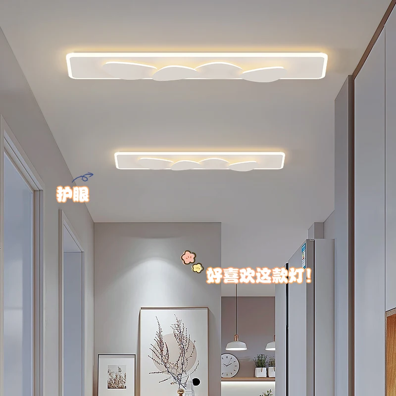 White Finished Modern LED Ceiling Lights For Bedroom Aisle Balcony Room Cloakroom Hallways Corridor Home Ceiling Lamps Fixtures