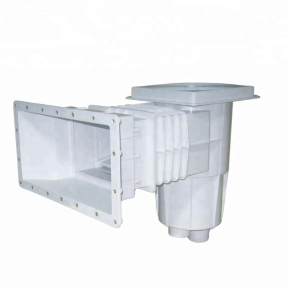 

Swimming pool fitting accessory white wall skimmer plastic leak skimmer
