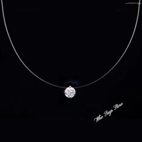 MOONBIFFY Прозрачное жемчужное ожерелье