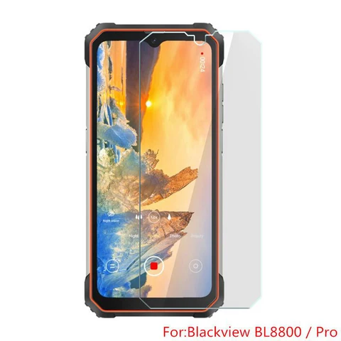 Закаленное стекло BL8800 Pro onBlackview BL8800 Pro, защита экрана, Защитное стекло для Blackview BL8800 BL 8800, черный чехол