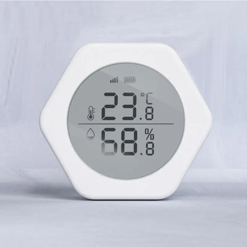 

Tuya Smart Temperature Humidity Sensor Lcd Screen Wifi Thermometer Detector Real-time Monitoring Zigbee Sig-mesh Indoor