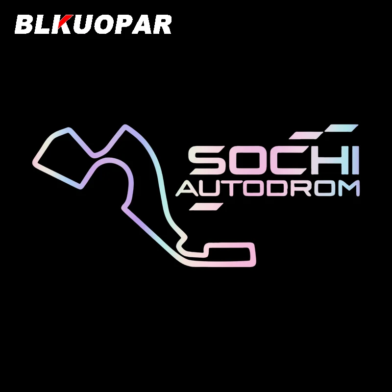 

BLKUOPAR Sochi Autodrom милые стикеры на автомобиль аниме вырезанная окклюзия для ноутбука