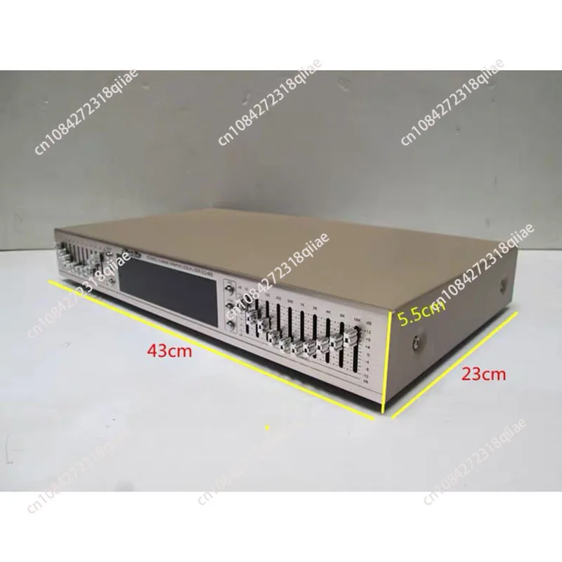 220В EQ665 Эквалайзер Hi-Fi для дома, двойной 10-полосный стереоэквалайзер с регулировкой высоких, средних и низких частот, со встроенным Bluetooth, новинка (art.: 3920da53185bf) - 3920da53185bf