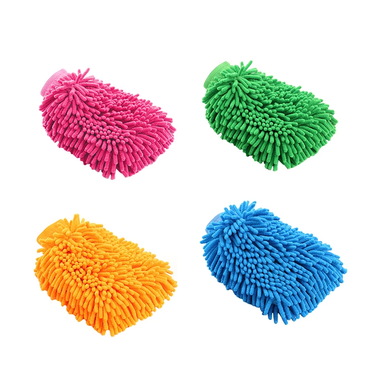 

Двусторонние перчатки из микрофибры для мытья рук, перчатка для очистки окон автомобиля, аксессуары для автомобиля