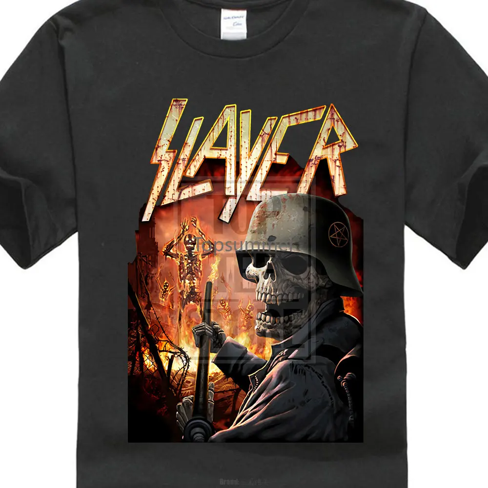 

Slayer Torch Shirt S M L Xl Heavy Metal T Shirt Black Band Tshirt New