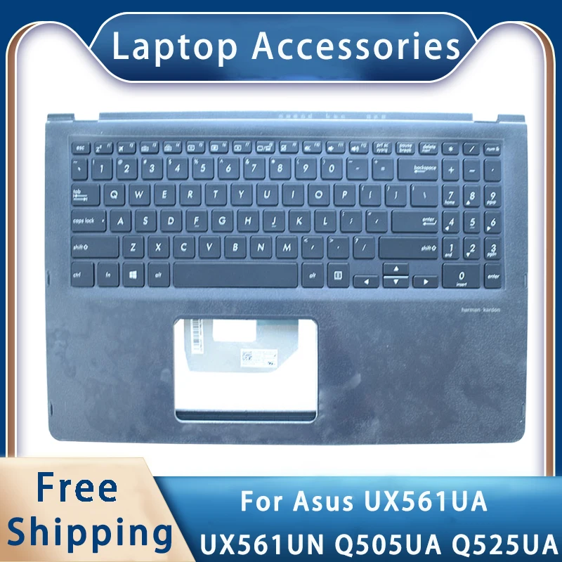 New For ASUS UX561UA UX561UN Q505UA Q525UA Replacemen Laptop Accessories Palmrest/Keyboard Black