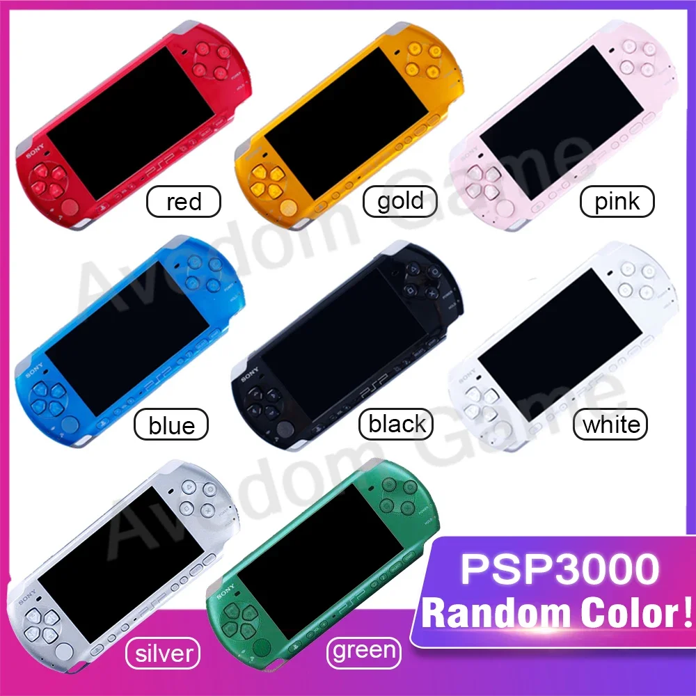 Фото Оригинальный отремонтированный PSP 3000 для игровой консоли Sony PSP, портативная игровая консоль, бесплатные игры №1