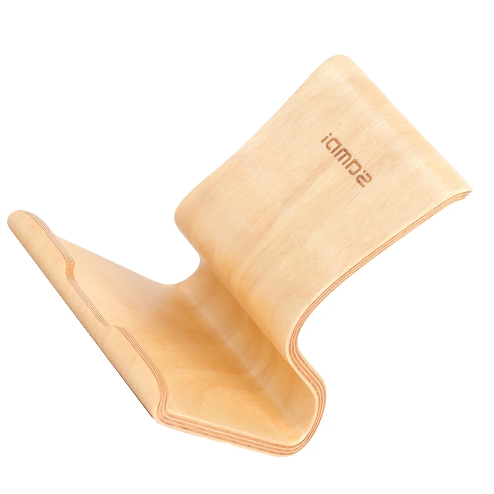 Креативная стойка для мобильного телефона ленивого человека деревянный