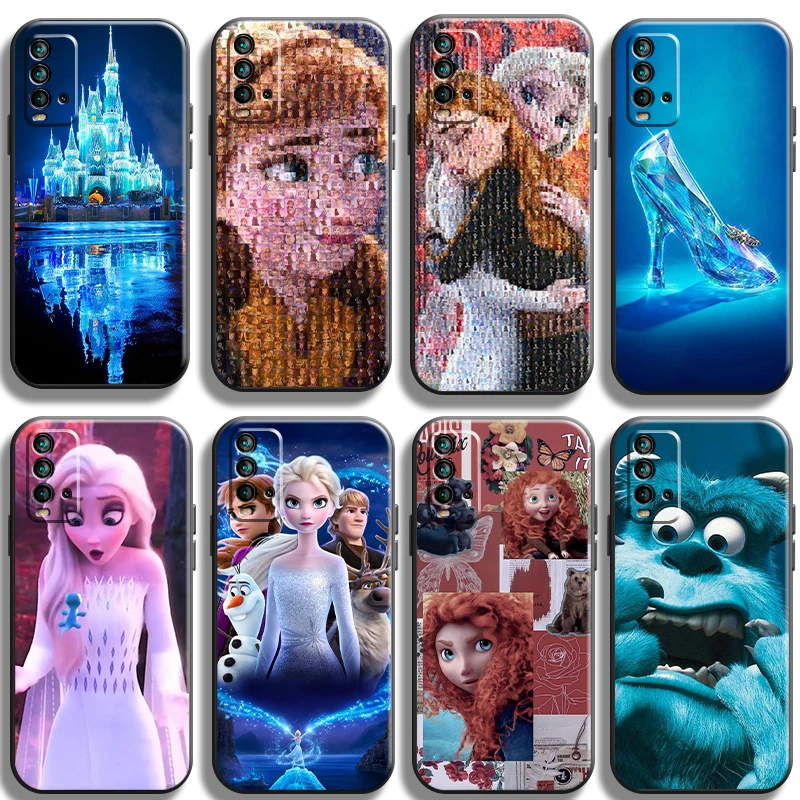 

Disney Frozen Phone Case For Xiaomi Redmi 7S 7 7A 8 8A Note 8 2021 7 8 8T Pro Carcasa Luxury Ultra Funda Back Coque Soft Shell