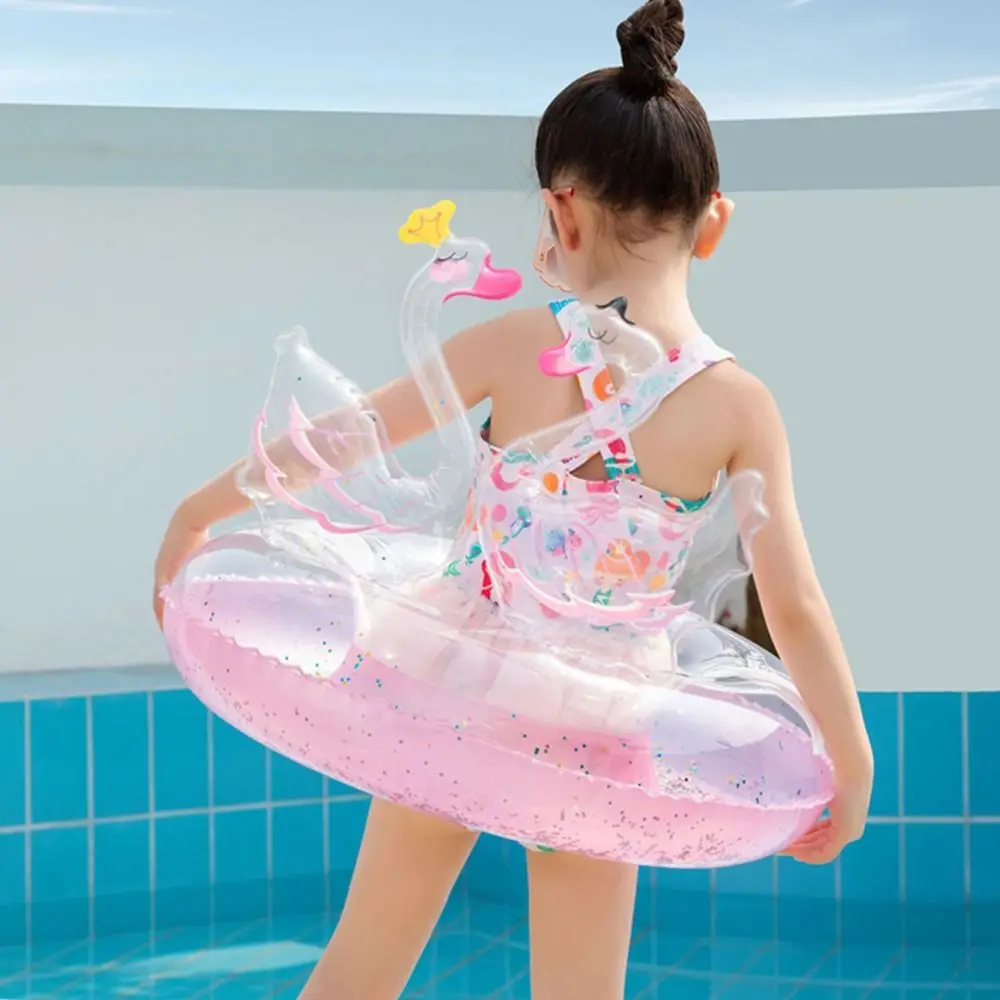 

Swan Kids Activity Supplies Kids Swimming Ring Children's Inflatable Swimming Ring Baby Pool Accessory Water Sport Accessory