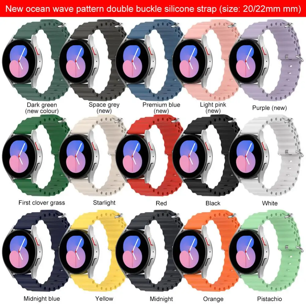 

Replacement Strap For Realme Watch S For Samsung Galaxy Watch Silicone Strap Smart Watch Band Silicone Wrist Strap
