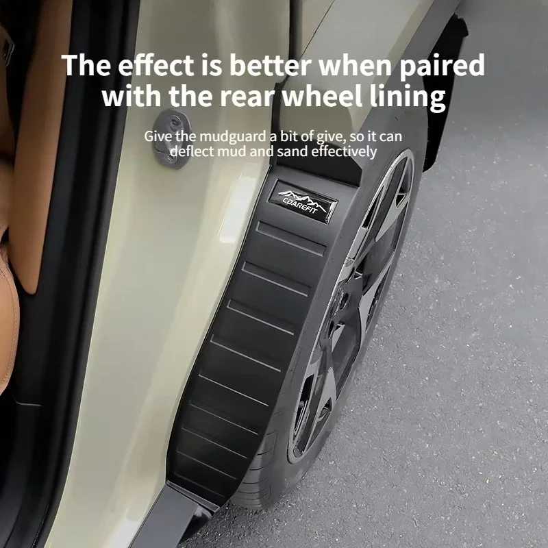 Фото Для Chery ICAR V27 2026: Комплект передних и задних брызговиков (защита от грязи) и аксессуары №5