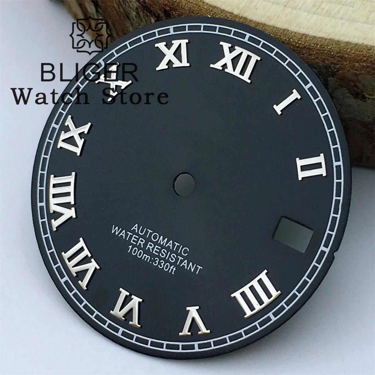 Циферблат BLIGER 29 мм циферблат для часов Sunburst черный синий розовый кофейный белый