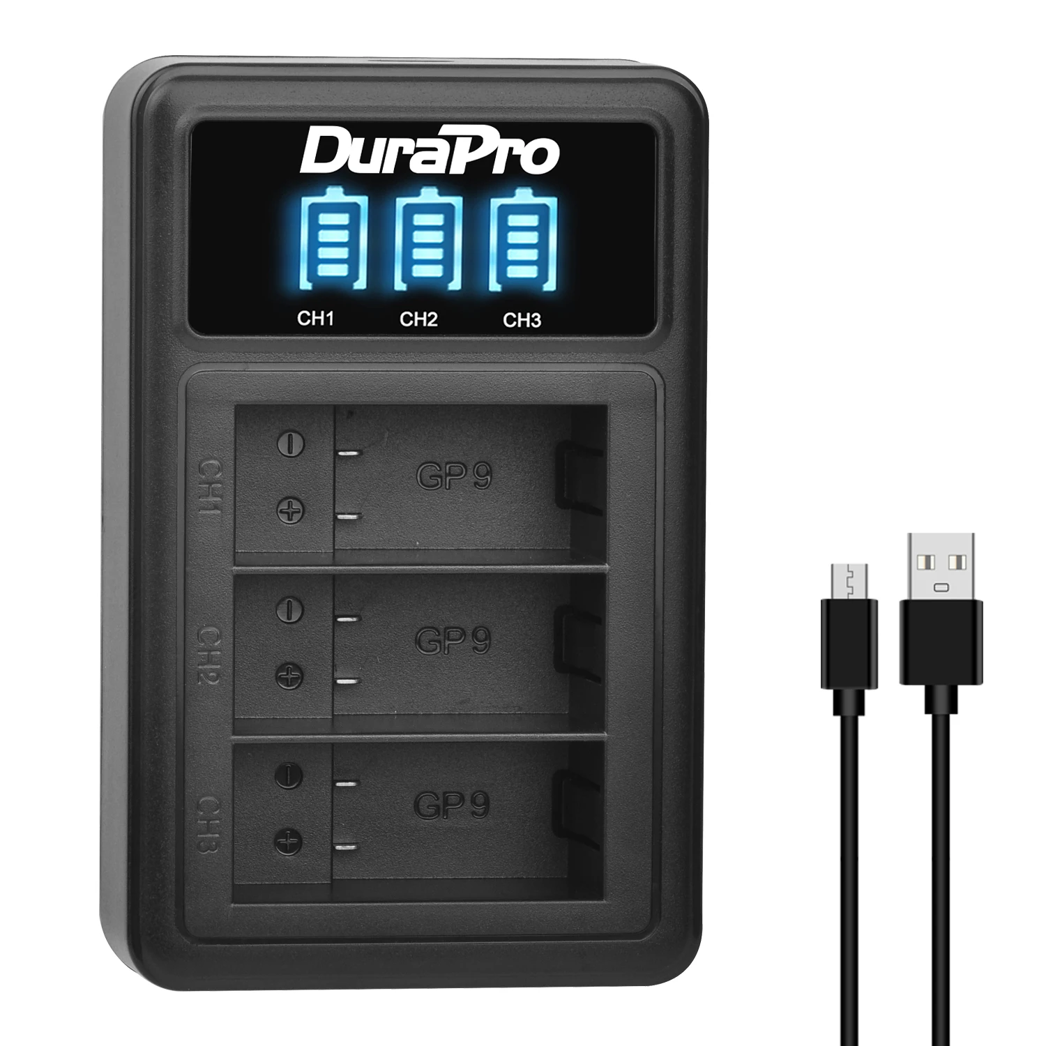 Аккумулятор 1800 мАч для GoPro Hero 12 11 10 9 аккумуляторы + зарядное устройство Go Pro Hero11 Hero12