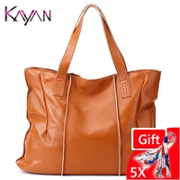 100 cow leather women shoulder bag large genuine leather female handbag ladies big tote purse fashion causal
