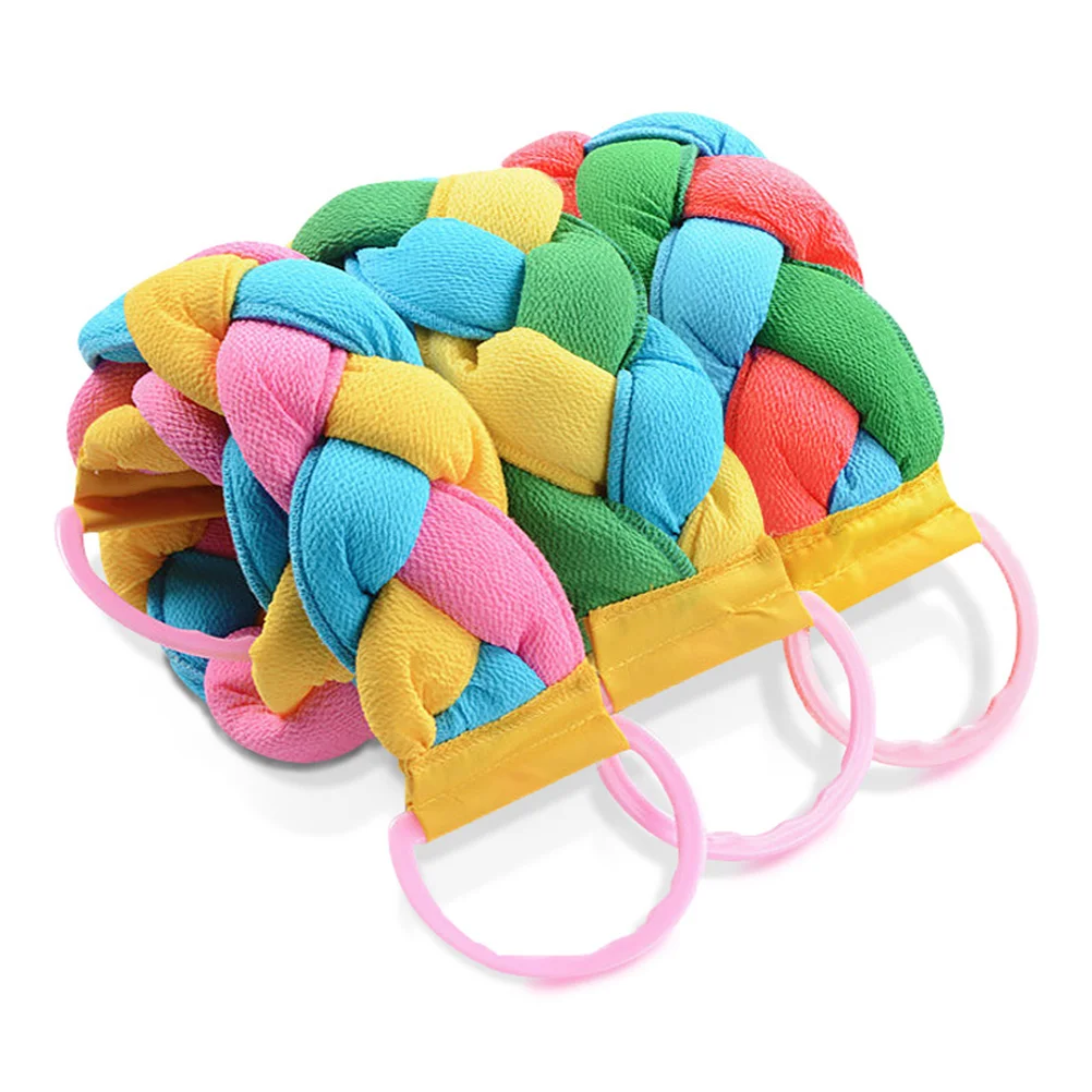 

Towel Bath Scrubber Rubbingexfoliating Shower Mud Sided Double Stripwash Non Clothscratcher Sponge Body Washcloth