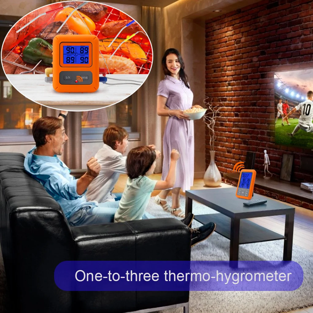 

Digital Meat Thermometer Lightweight Portable Exquisite Appearance Wireless Long Lifespan Interesting Finds for Food