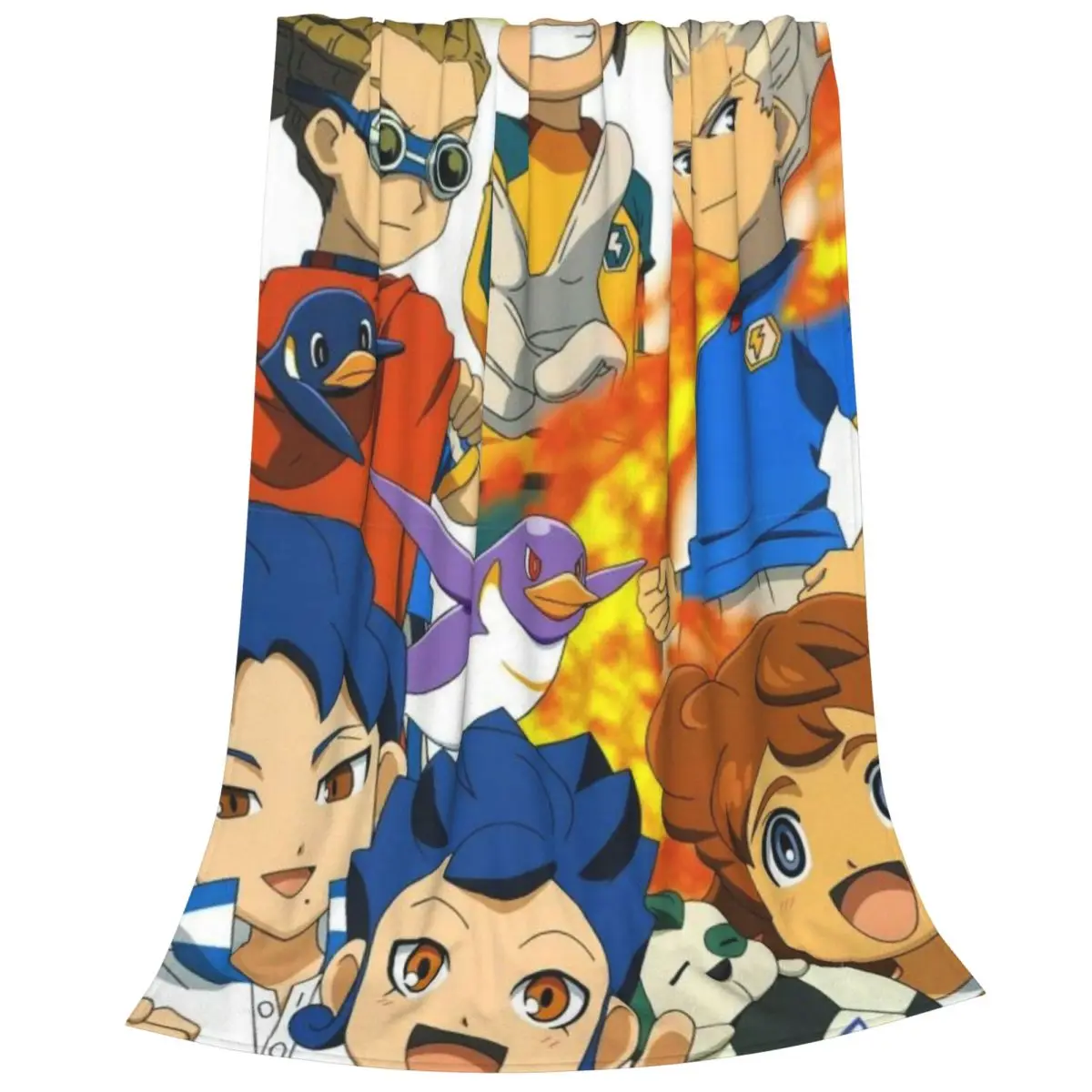 Горячие игровые одеяла Inazuma Eleven теплые фланцевые мягкое и удобное одеяло для