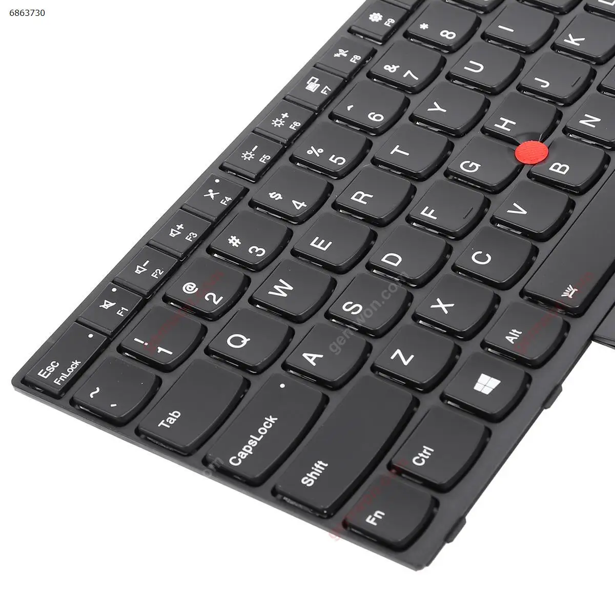 Клавиатура US для ноутбука Lenovo IBM ThinkPad T570 T580 P51s P52s, черная рамка с подсветкой