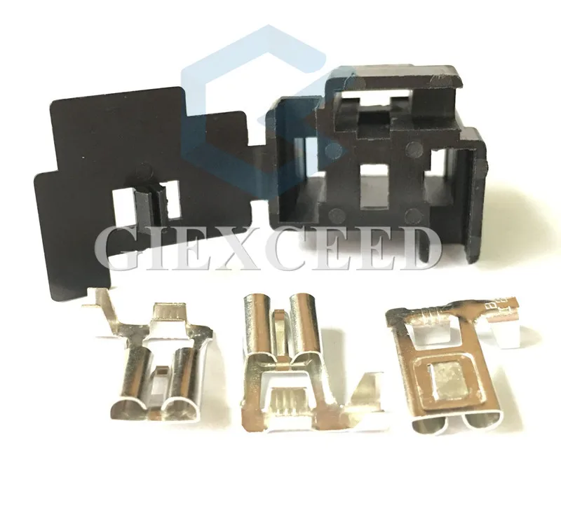 

2 комплекта, 3-контактный стартер H4, строительный автомобильный разъем для Audi VW