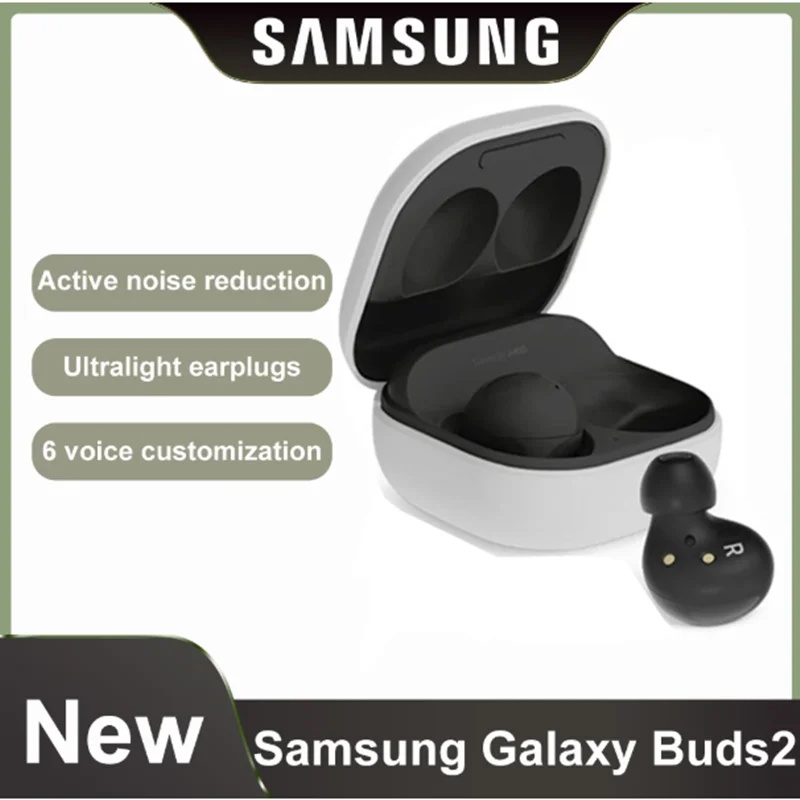 

Беспроводные наушники Samsung Galaxy Buds 2 2022, оригинальная Беспроводная Bluetooth-гарнитура, модные спортивные наушники с шумоподавлением 2