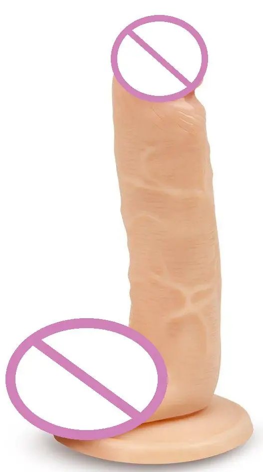 Телесный фаллоимитатор с присоской - 15 см. | Красота и здоровье