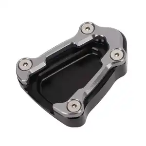 Kickstand Foot Enlarger Rustproof Side Stand Extension Support Extender Anti Tilting for Motorcycle 