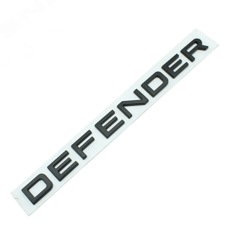

3D ABS Defender Автомобильная Эмблема Наклейка С Буквами Наклейка Для Багажника Передний Бампер Авто Аксессуар Эмблема С Лого...
