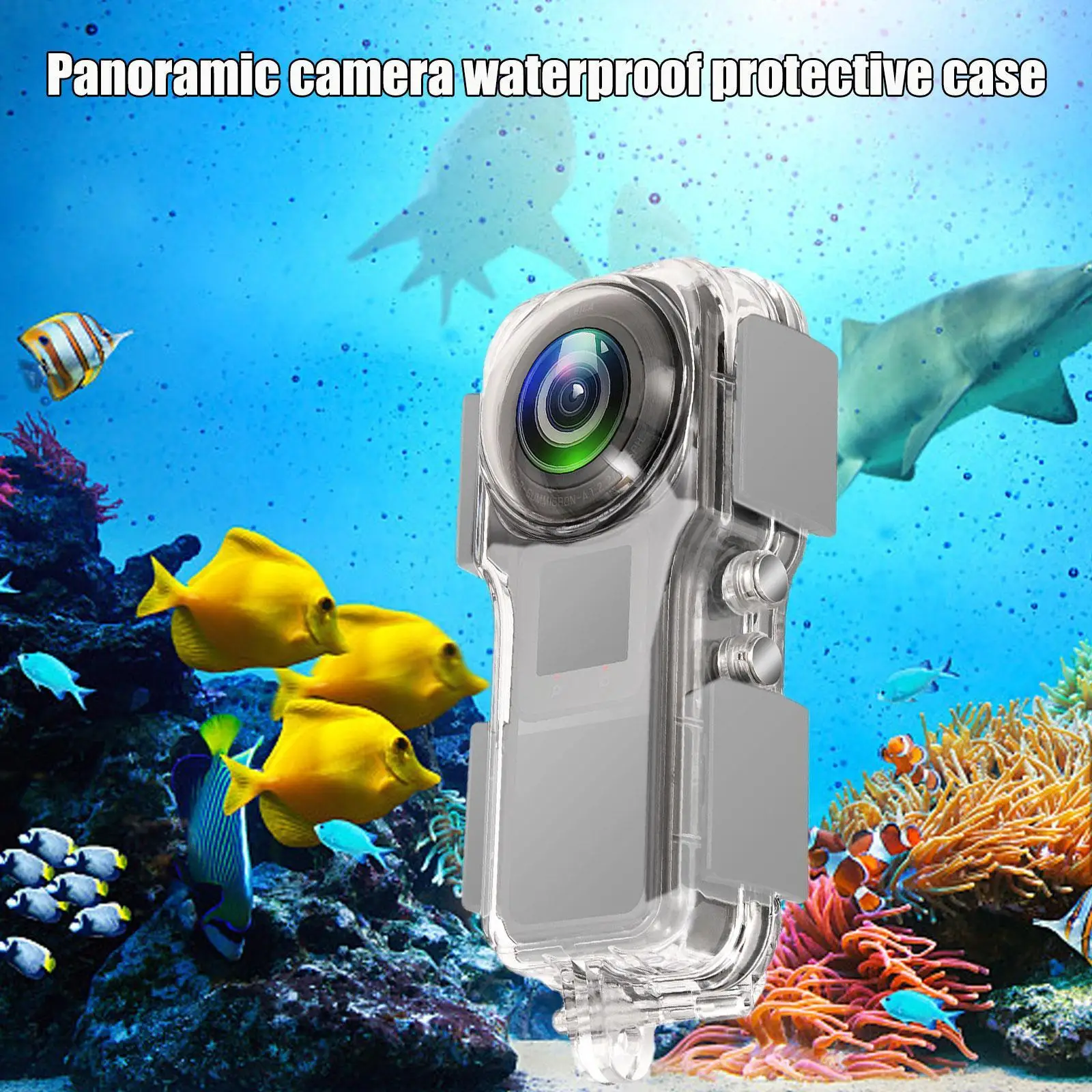 

40 м подводный водонепроницаемый для Insta360 One Rs Box Дайвинг 360 панорамная камера аксессуары Z6v1