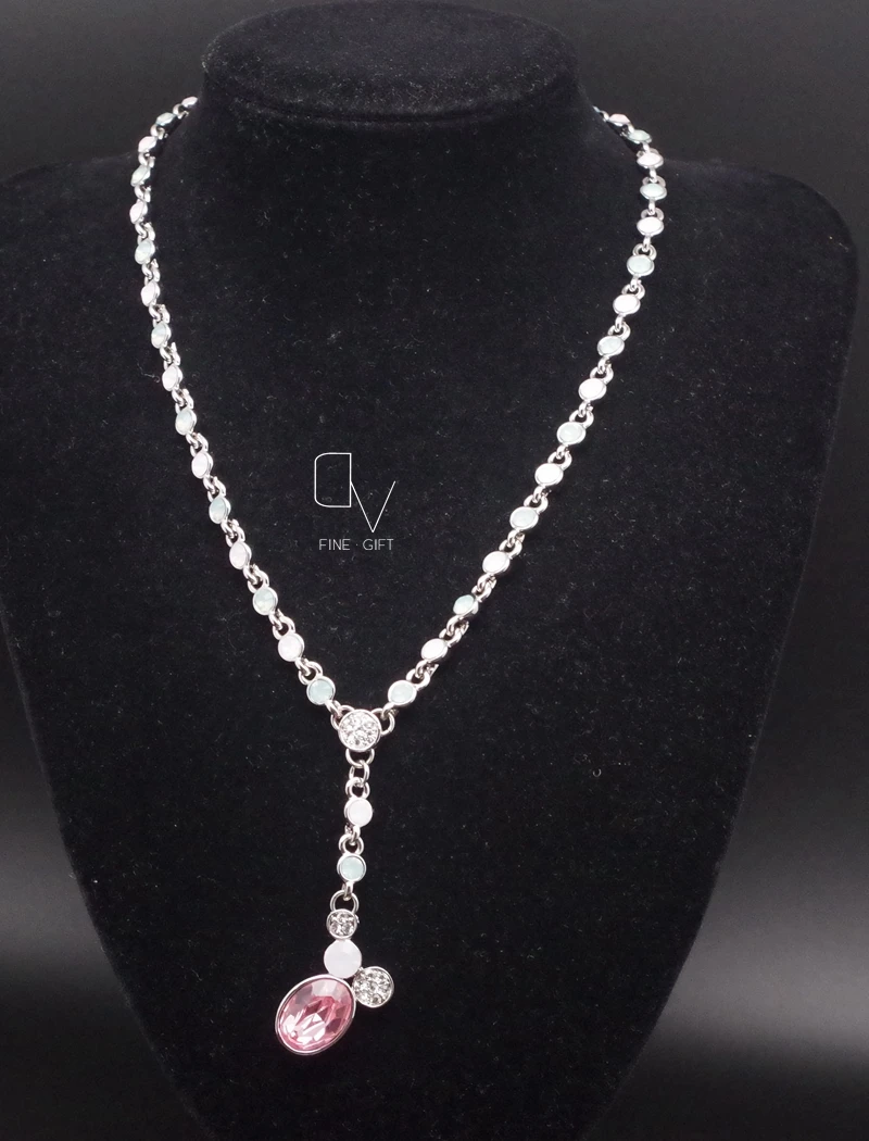 

Fashion Austrian Crystal Lovely Pendant Necklace Crystal Chain earrings brooch Girl Children Gift jewelry set high quality