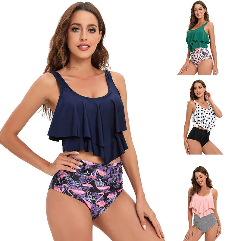 

Bikini 2022 New European and American High Waist Swimsuit Female Swimsuit Bikini Bikini 2022 Woman Swimsuit