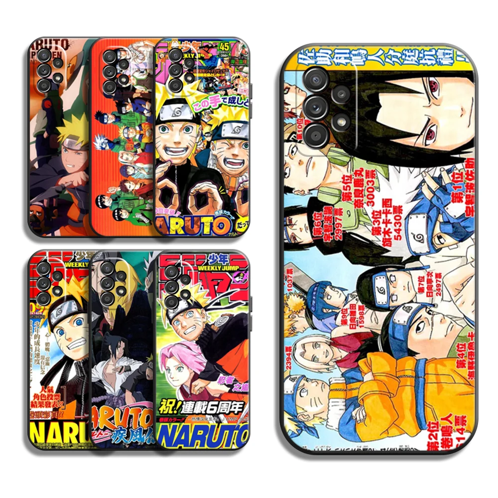 

Naruto Japanese Anime Phone Cases For Samsung A31 A32 A51 A71 A52 A72 4G 5G A11 A21S A20 A22 4G Back Cover Coque Funda Soft TPU