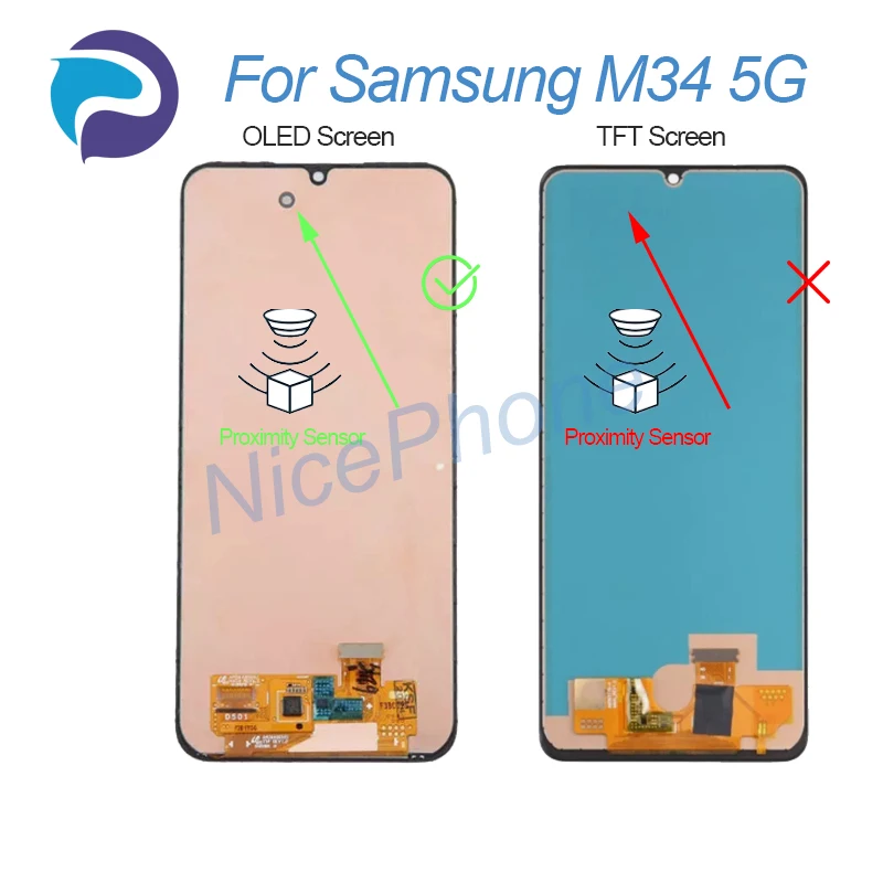 Фото Для Samsung M34 5G ЖК-экран + сенсорный дигитайзер 2340*1080 SM-M346B/B1/DS M34 5G Экран ЖК-дисплей №5