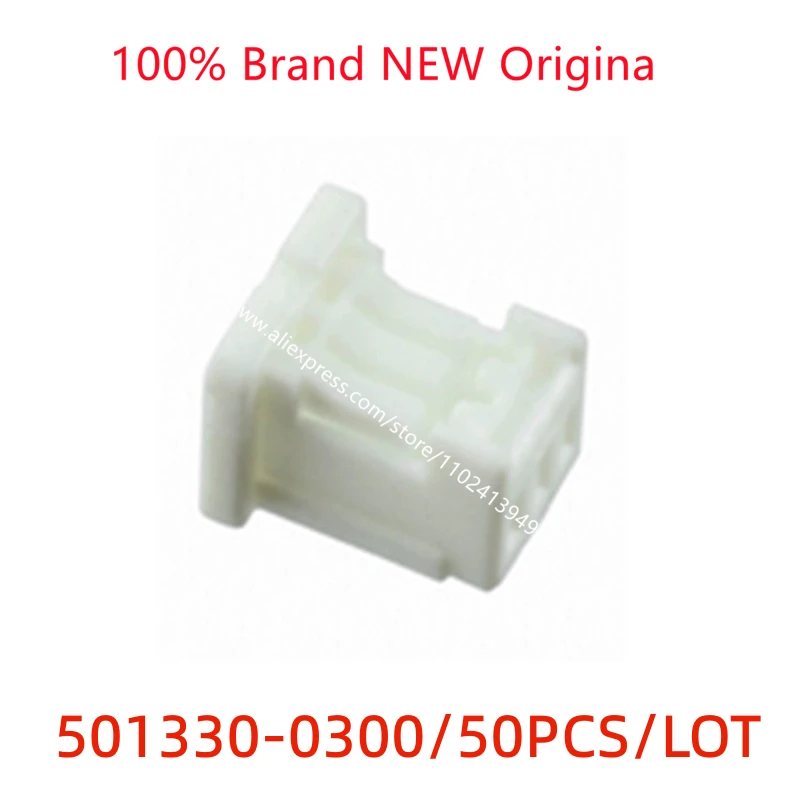 

50PCS/LOT Molex connector 5013300300 501330-0300 rubber shell 1.00mm in stock.