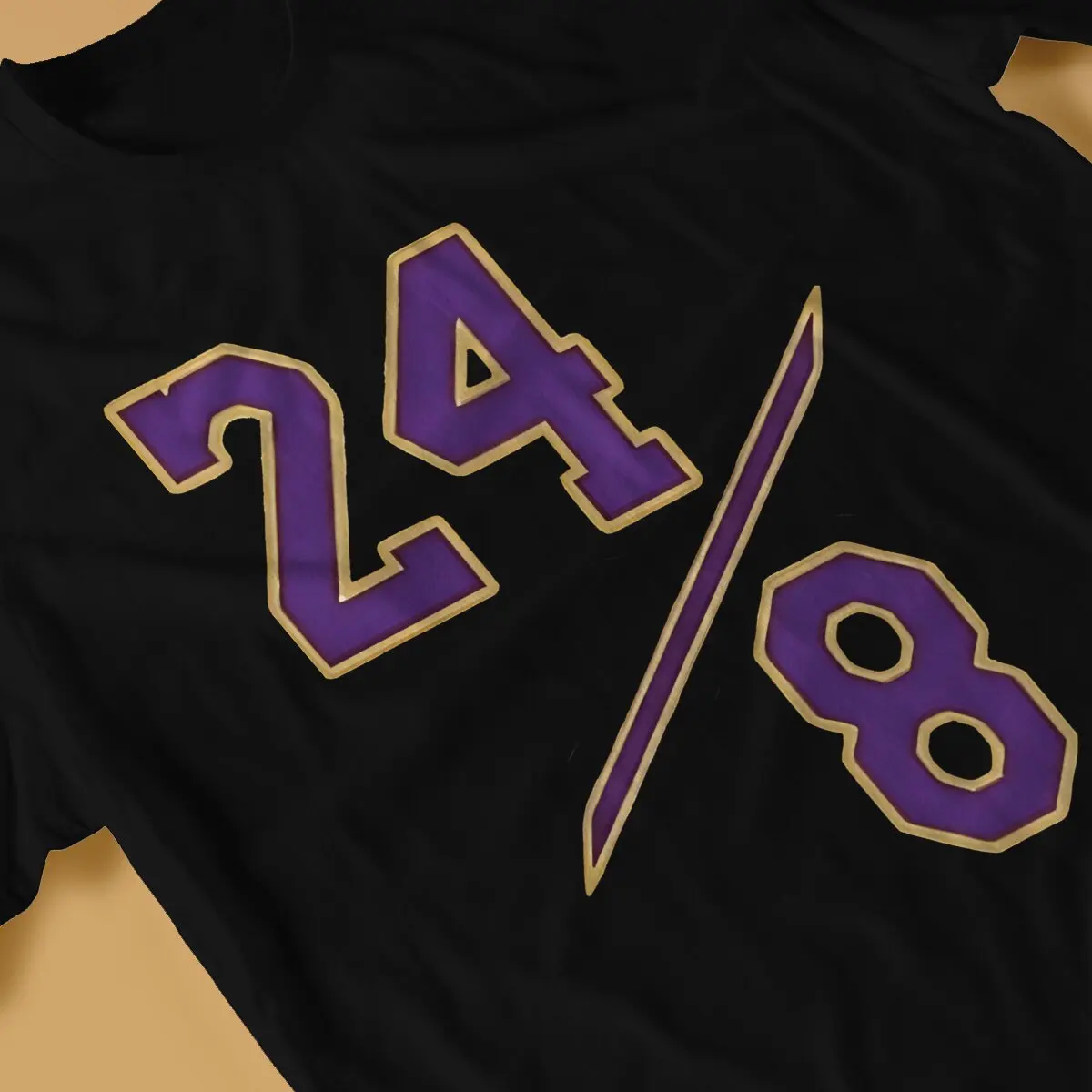 Mamba Forever 24 &amp 8 мужские футболки Черная Мамба забавные 100% хлопковые с круглым