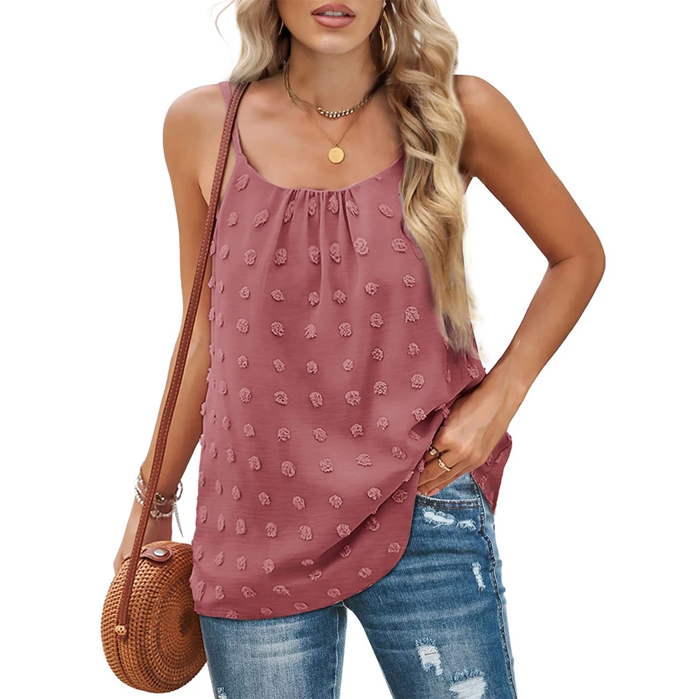 

Майка женская с принтом, свободная пикантная модная Клубная майка на бретелях-спагетти, с круглым вырезом, лето 2022